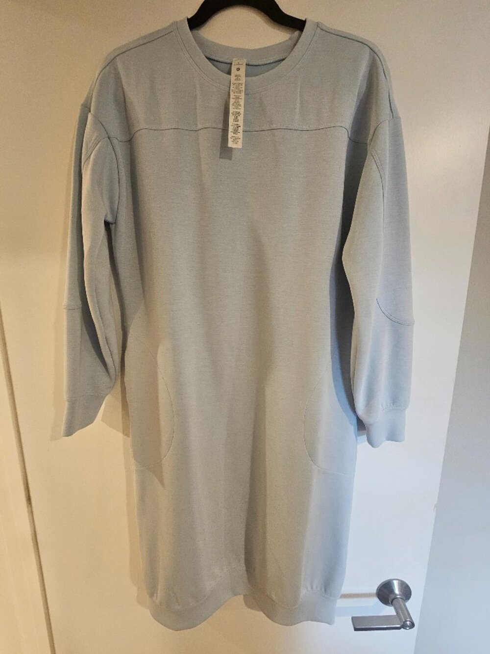 Lululemon Softstreme Midi Dress in Powder Blue size 6